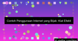 contoh penggunaan internet yang bijak
