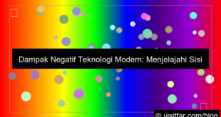 dampak negatif teknologi modern