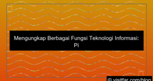 fungsi teknologi informasi