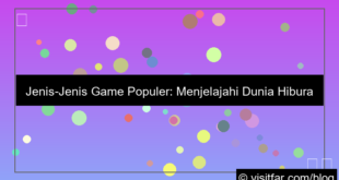 jenis jenis game populer