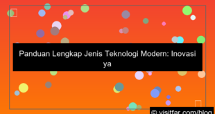desain jenis jenis teknologi modern