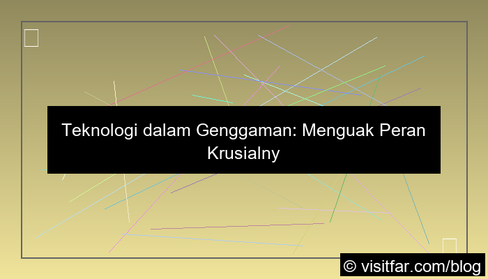 peran teknologi dalam kehidupan sehari hari
