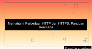 ilustrasi perbedaan http dan https