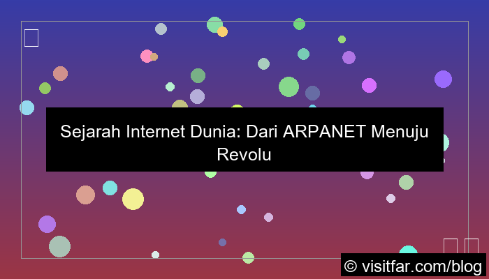 grafik sejarah perkembangan internet di dunia