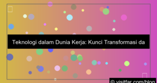 teknologi dalam dunia kerja