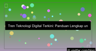 ilustrasi tren teknologi digital terkini