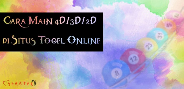 Togel 4D, 3D, 2D