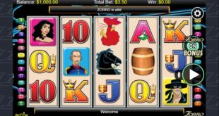 zorro slot slots aristocrat demo play casinosanalyzer machine